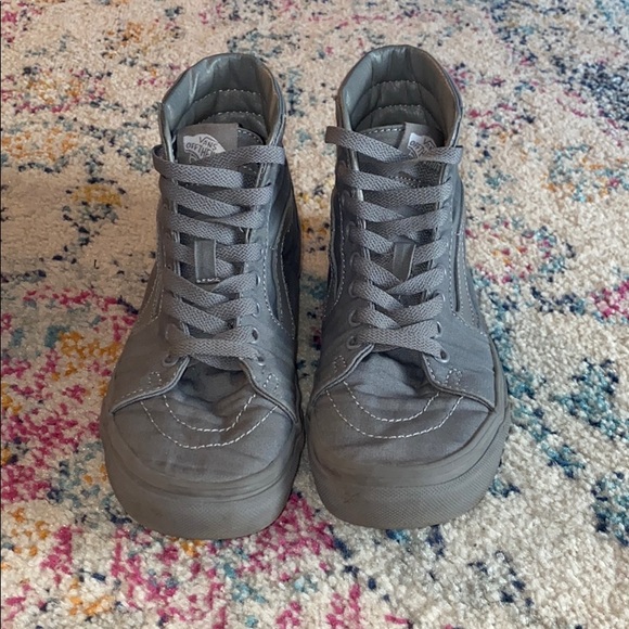 High top all grey Vans - Picture 2 of 3